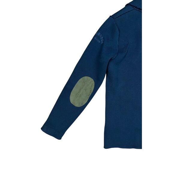 Holbrook Sweden Pernilla Blue Casual Blazer Jacket Elbow Patch Size Medium - Picture 5 of 9